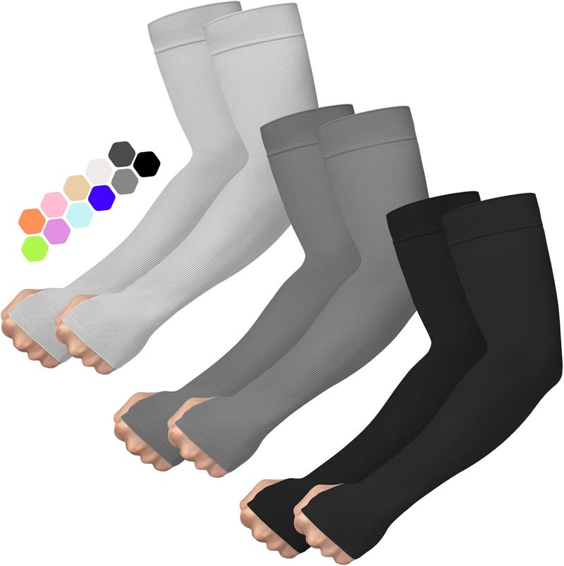 Outivity Arm Sleeves for Men Women Upf 50 Compression Arm Sleeve for UV Blocking Protection - Image 1
